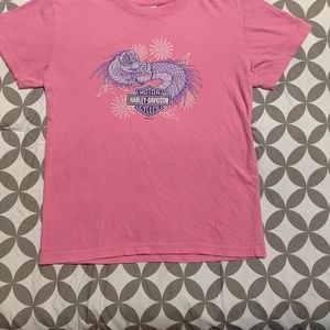 Size 10/12 Little Girls Harley Davidson Tee
